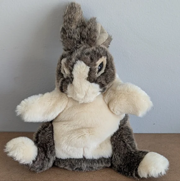 Folkmanis | Dutch Rabbit Hand Puppet - Picture 3 of 15